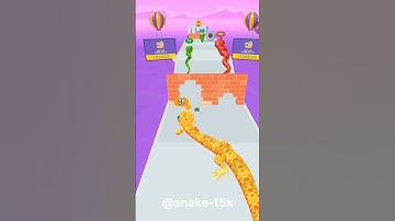snake run race 3d gameplay 🥵🔥 #snakeclash #gaming