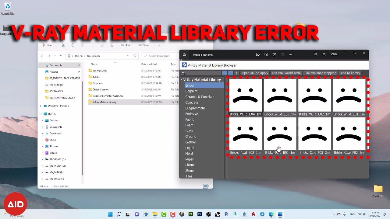 08_FIX V-RAY MATERIAL LIBRARY ERROR - YouTube