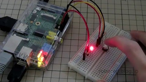 Raspberry Pi　タクトスイッチでLEDの点灯を制御（失敗例）