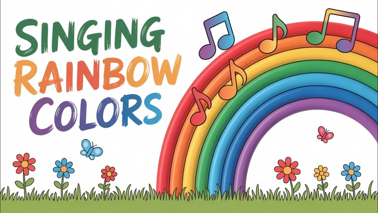 RAINBOBW COLORS SONG\COLORS SONG FOR KIDS \ANDYKIDSTV