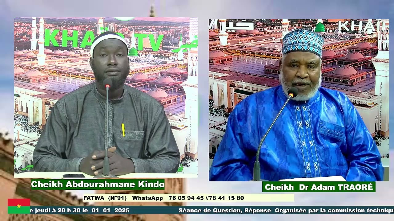 Séance de Question, Réponse  Organisée 20 h 30 le  01  01  2025