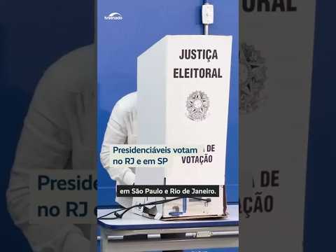 Candidatos à presidência votam no segundo turno #shorts