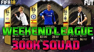 Fifa 18 300K Squad Builder Feat. Werner If, Morata If, Ginter 3If - Fut Champions Team