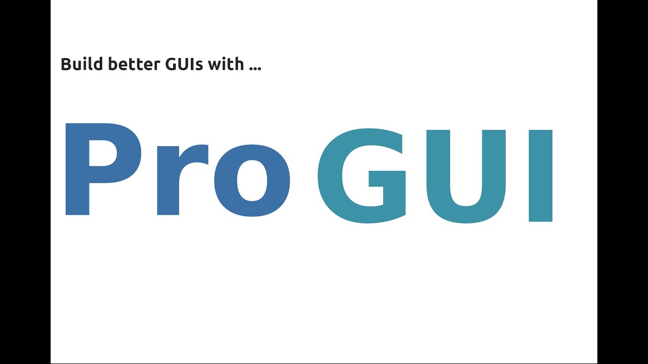 ProGUI Tutorial - YouTube