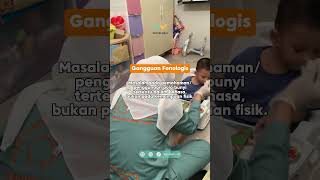 Gangguan artikulasi terkait masalah fisik pada pengucapan bunyi spesifik bukan pada pola bahasa