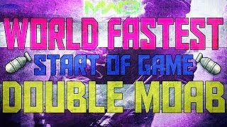 MW3 | WORLD'S FASTEST DOUBLE MOAB From Start Of Game w/P90