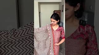 EPI 501|MAHESHWARI & CHANDHERI SILK SUITS|AJRAKH PRINT#onlineshopping #maheshwarisilk @curatedvault screenshot 5