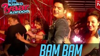 Bam Bam dari Kis Kisko Pyaar Karoon ft. Kapil Sharma & Elli Avram. Judul - Musik Bam Bam