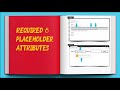 30-Full Stack Web Development For Beginners - Required &amp; Value Placeholder attributes in HTML