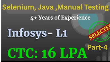 Infosys interviewvragen | Selenium | JAVA | Realtime-scenario gebaseerd interviewvraag - 4