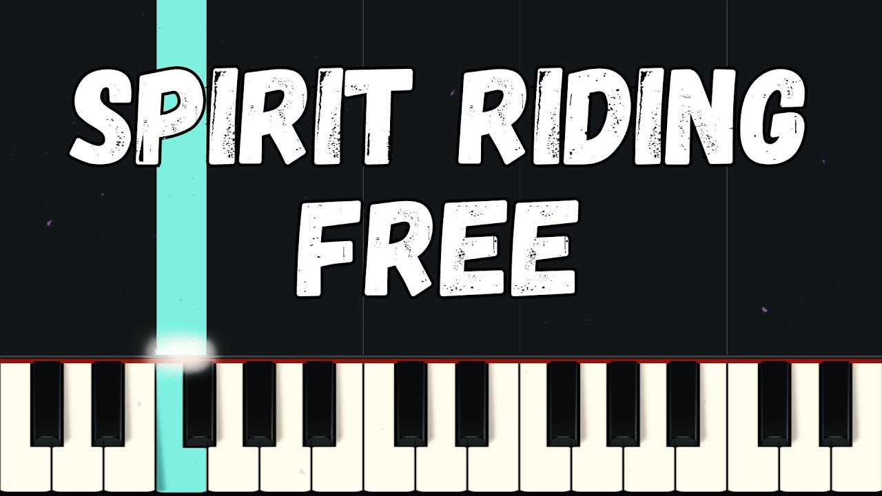 Spirit Riding Free Opening Theme | Beginner Piano Tutorial Easy