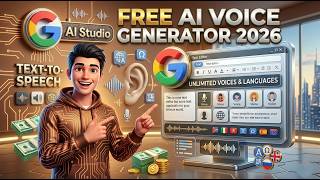 Free AI Voice Generator 2026 || Google AI Studio Text-to-Speech (Unlimited Voices &amp; Languages)