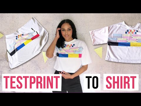 Testprint to Shirt / Testprint-Shirt nähen