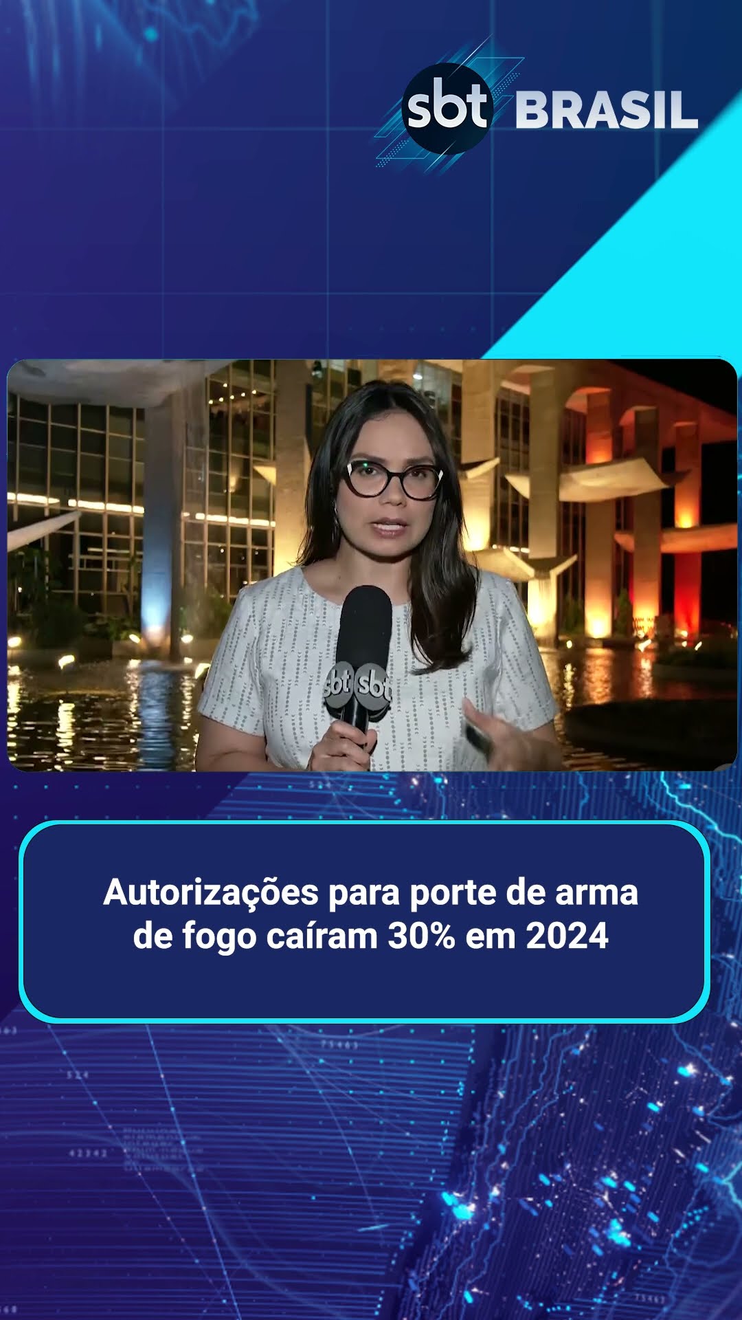 Autorizações para porte de arma diminuem no Brasil entre 2023 e 2024 | SBT Brasil (29/01/25)