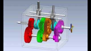 Transmission animation using SolidWorks