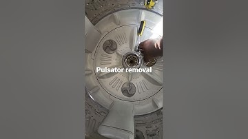 How to remove a washing machine pulsator #toploaders #shorts