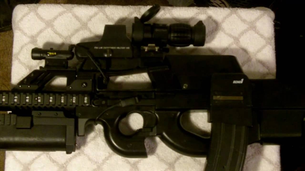 SKD Airsoft The craziest Echo1 P90 you will ever see YouTube