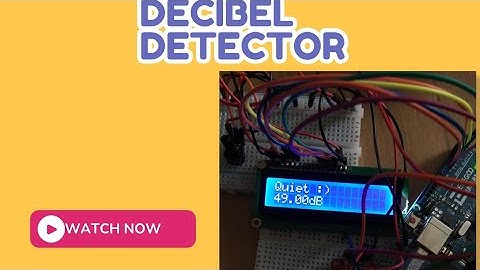 Decibel detector/Arduino project #youtubeshorts #decibel