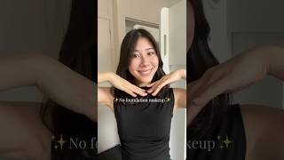 No foundation makeup-15min