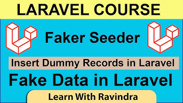 Generate Fake Records in Laravel | Laravel Faker Factory | Laravel Faker in Seeder
