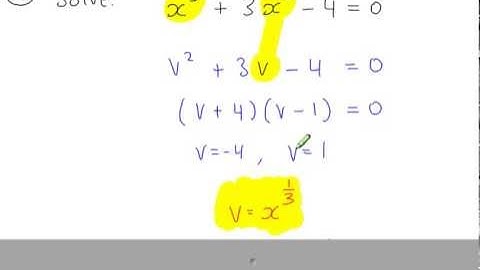 C1 - Quadratics - Disguised quadratic equations