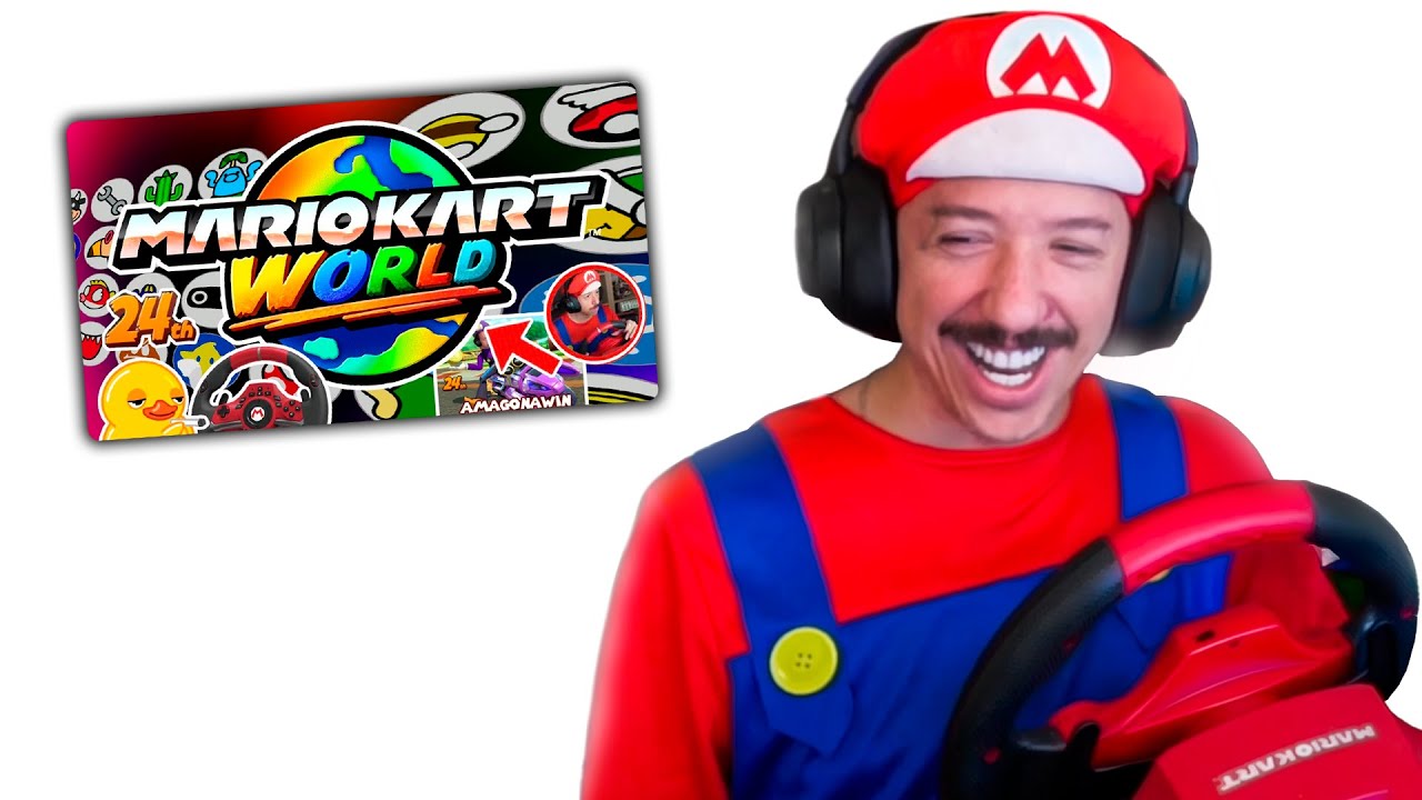 Reacciono a mis mejores momentos (todo fails) en Mario Kart World