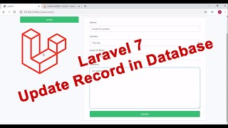 How to update data in laravel