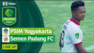 PSIM Yogyakarta vs Semen Padang FC | Line Up & Kick Off Pegadaian Liga 2 2023/24