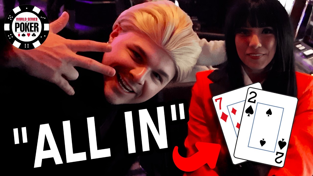 FINAL TABLE WITH HAKARI?? THIS SHOULD BE ILLEGAL 😭🃏 JUJUTSU KAISEN IRL || WSOP VLOG