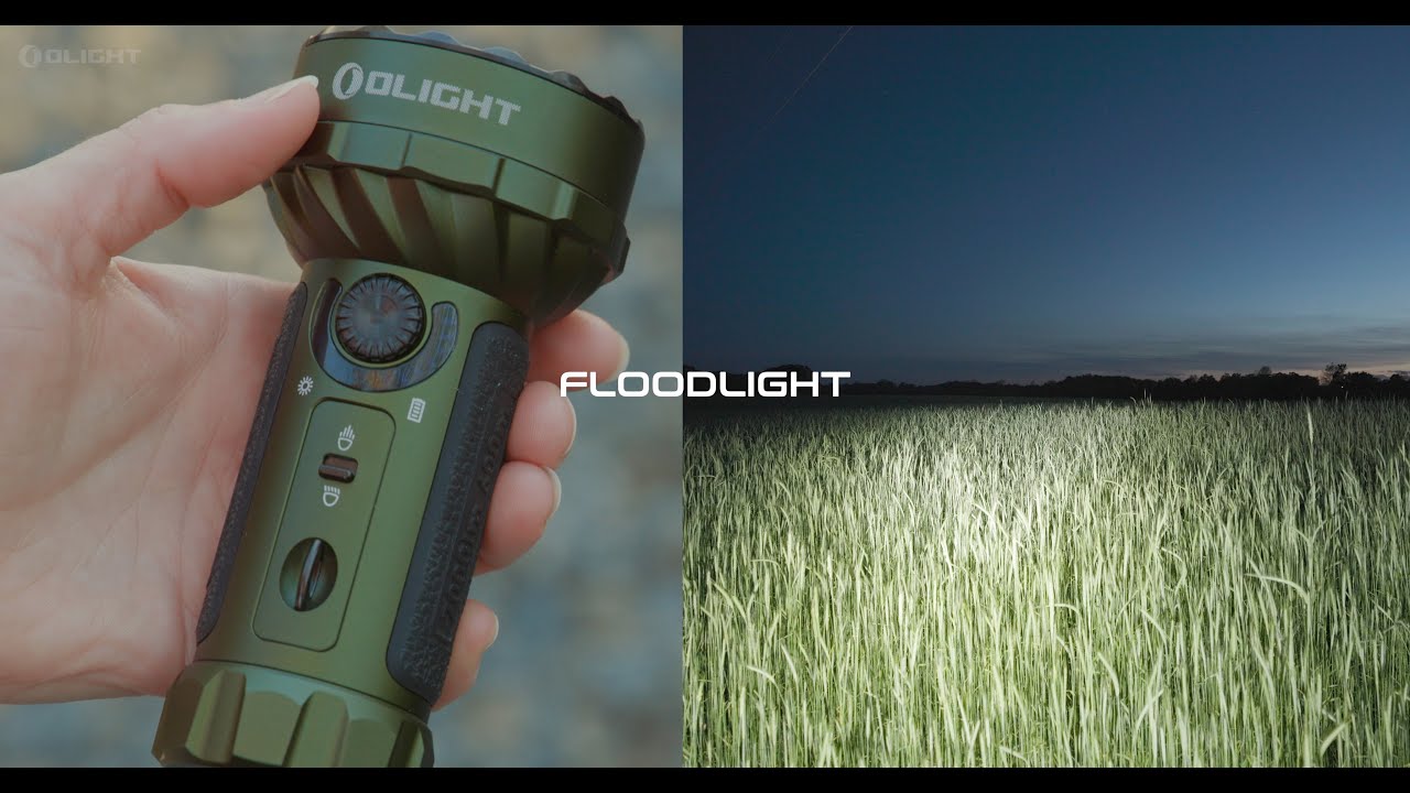 OLIGHT Marauder Mini - Linterna LED super potente, 7000 lúmenes OD GREEN