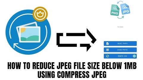 How to reduce JPEG File Size below 1mb using Image Converter App