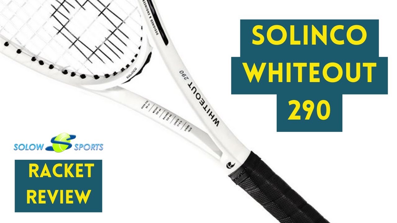 Solinco Whiteout 290 Tennis Racquet Review | Tennis Express - YouTube