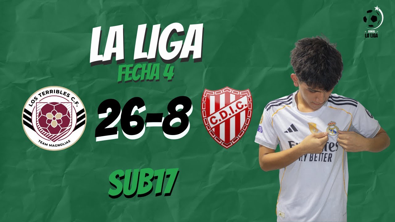 LIGA DE COMAS - FECHA 4:  LOS TERRIBLES CF vs C.D.I.C