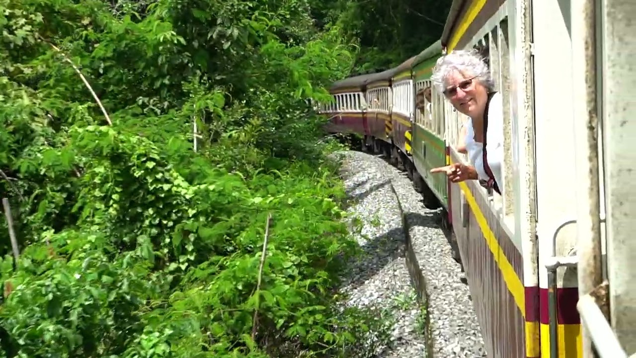 Catching The Train From Bangkok (Thonburi train station) To Kanchanaburi