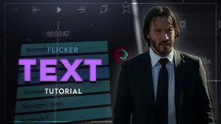 Flicker Text Tutorial In Alight Motion ! (+Preset)