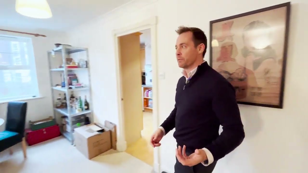 Inside an apartment located in Sapphire Court, London E1