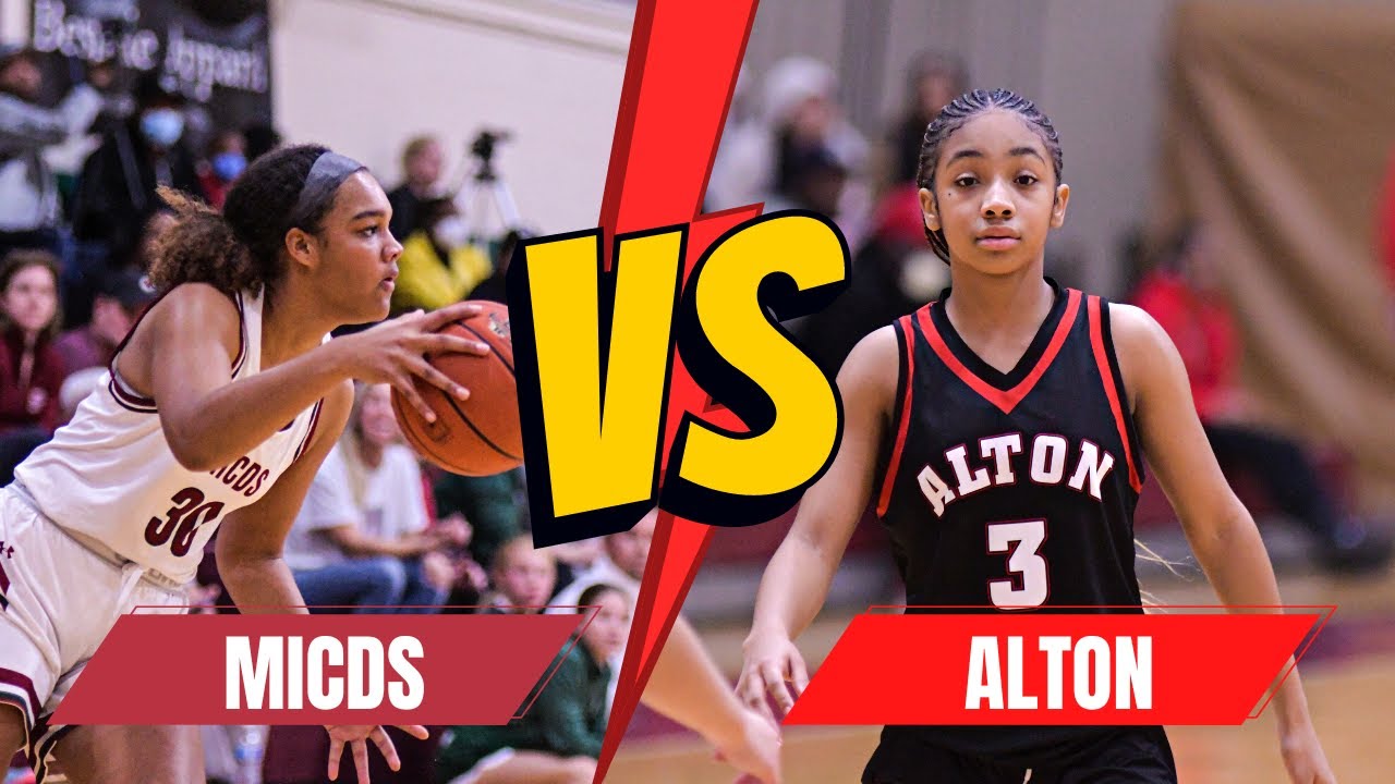 High School Girls Basketball: Alton High School vs MICDS | Illinois vs ...