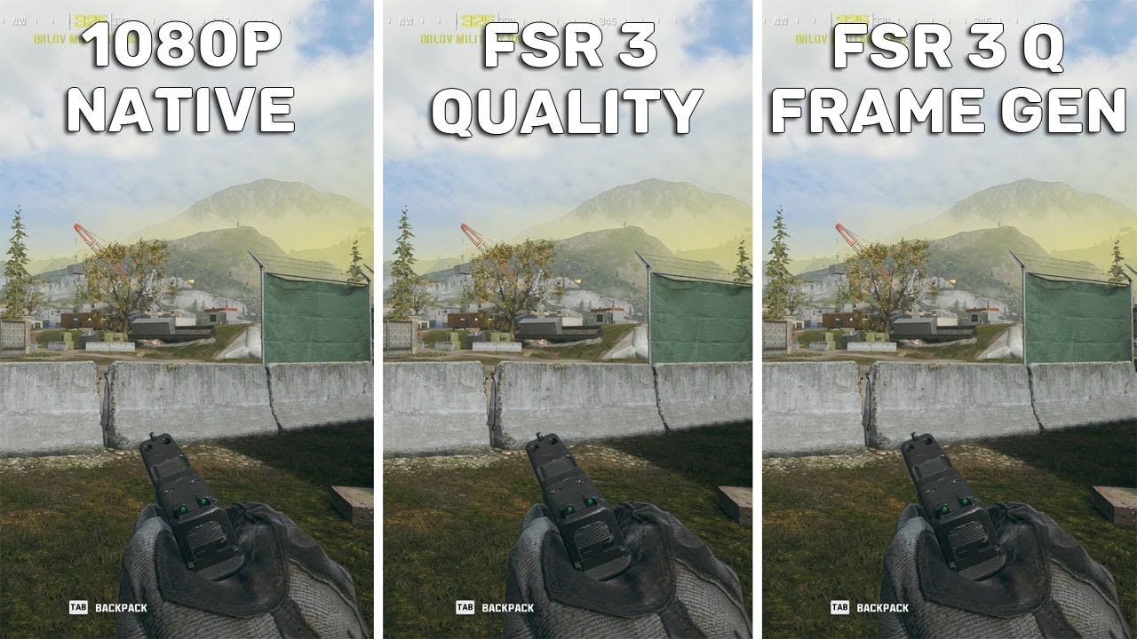 Call of Duty Warzone GTX 1650 AMD FSR 3 Frame Generation