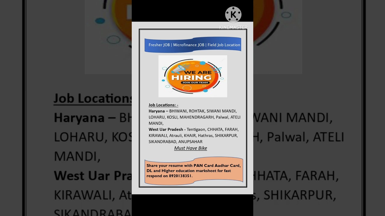 Microfinance job vacancy##