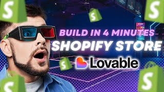 Build a Shopify Store in 4 Minutes (No-Code AI Guide) | Lovable AI