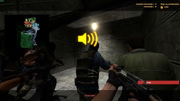 Counter-Strike: Source 15 VS 15 Bot Fight cs_wolfenstein