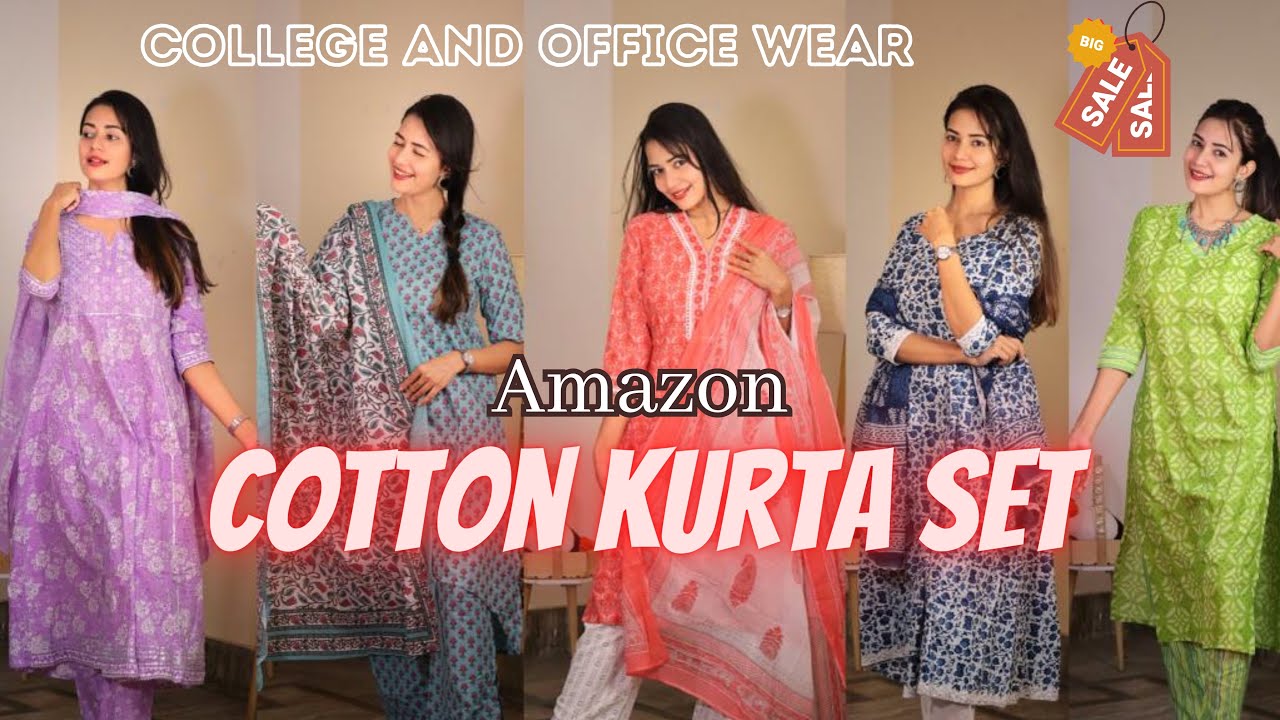 Kurti Set with Dupatta & Palazzo is the Best Ethnic Wear For Women's  Fashion Stylish Kurta with dupatta is soft and comfortable Kurtis Color  Purple & Yellow Set Best for party Heavy