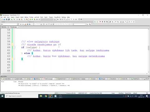 C++ pamokos | 9 epizodas | Sąlyginiai sakiniai if ir else