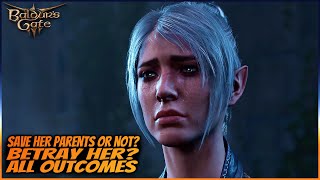 Save her parents or not | Betray Shadowheart | Companion Reactions | All Outcomes - Baldur's Gate 3