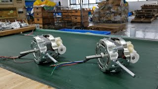 How to produce fan motors in a factory