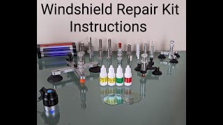 Windshield Repair Kit Instructions