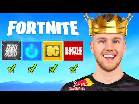 Can I Win EVERY Fortnite Mode In A Row?