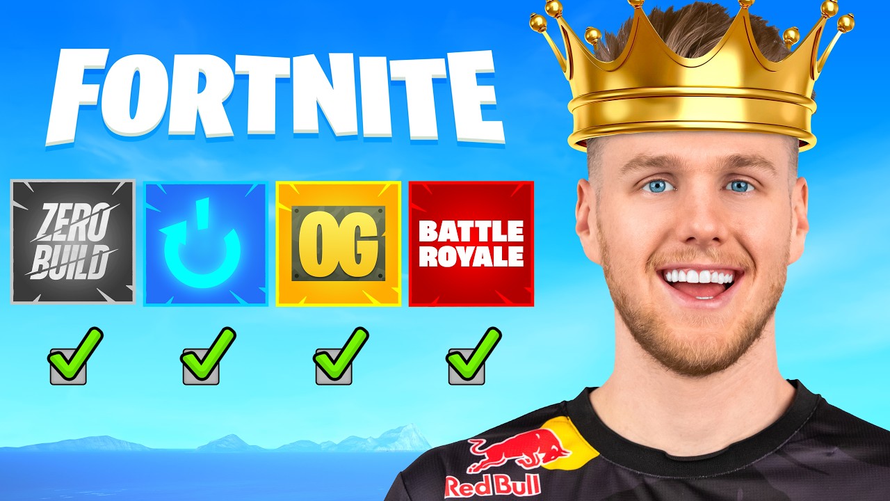 Can I Win EVERY Fortnite Mode In A Row?