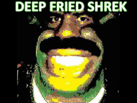 Deep-Fried Shrek 64 Bits Meme Realistic Angels Cursed 