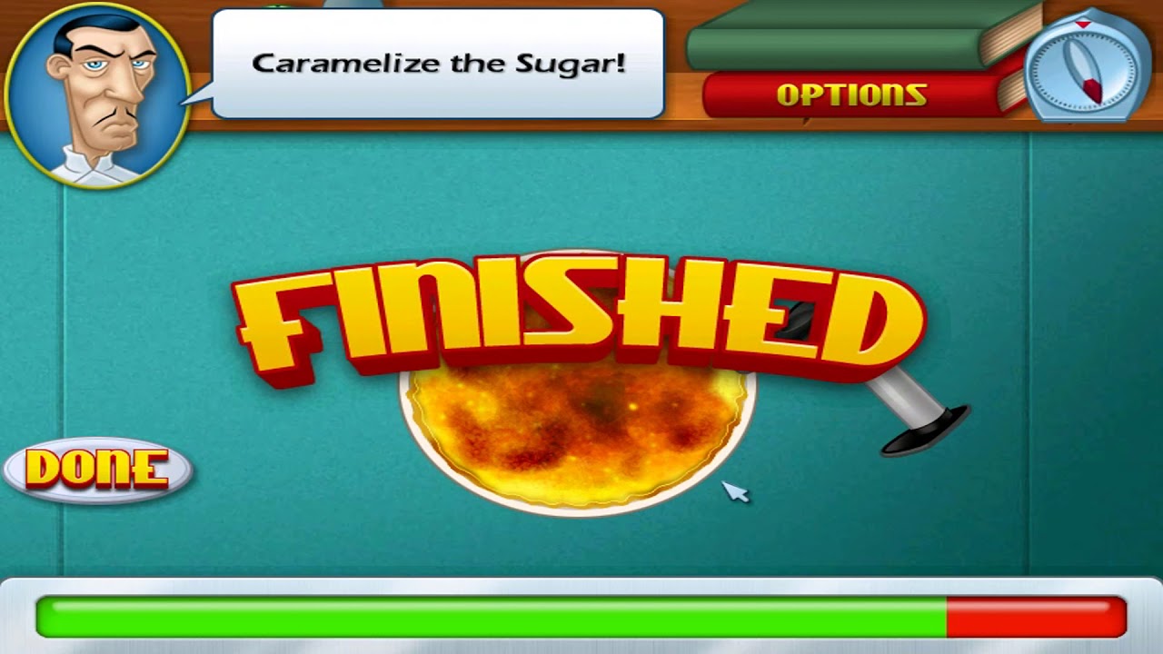 Cooking Academy Walkthrough - Dessert Exam #3 - Carmelize Exam